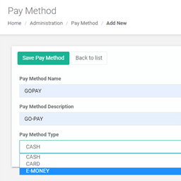 More payment methods