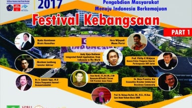 Festival Kebangsaan 2017 - Festival Produk Inovasi - Hirilisasi Hasil Riset dan Pengapdian Masyarakat Menuju Indonesia Berkemajuan