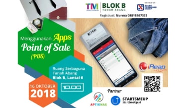 iREAP POS Event di Tanah Abang - Menggunakan Apps Point of Sale (POS) by TM Agung Podomoro Group
