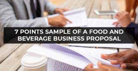 7 Points Sample of a Food and Beverage Business Proposal