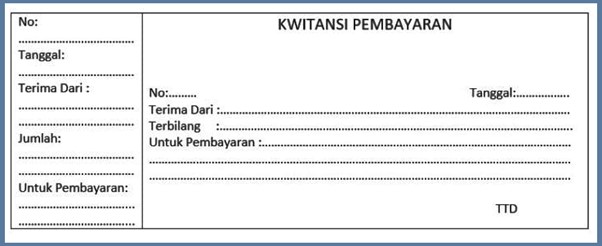 Format Kwitansi Kosong Excel