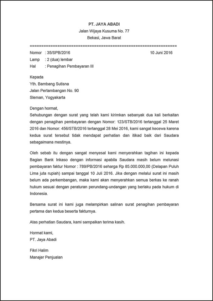 Cara Tulis Surat Cuti Blik Kampung