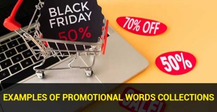 Examples of Promotional Words Collections
