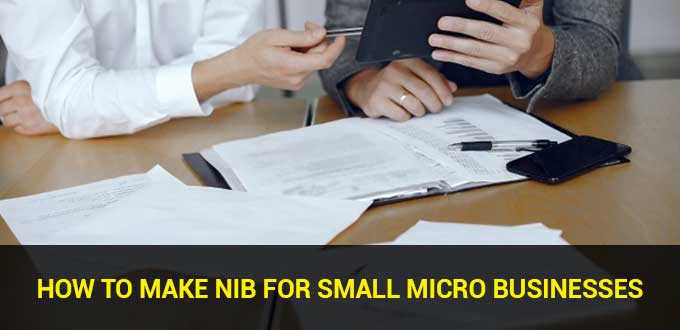 How to make NIB for small micro businesses