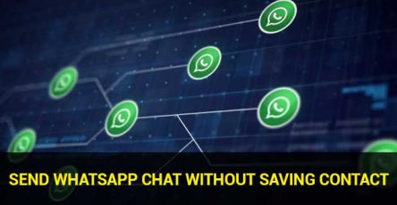 send whatsapp chat without saving contact