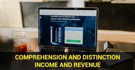 comprehension and distinction income and revenue