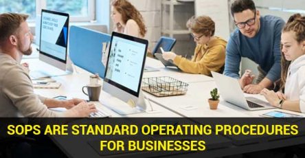 SOPs are standard operating procedures for businesses
