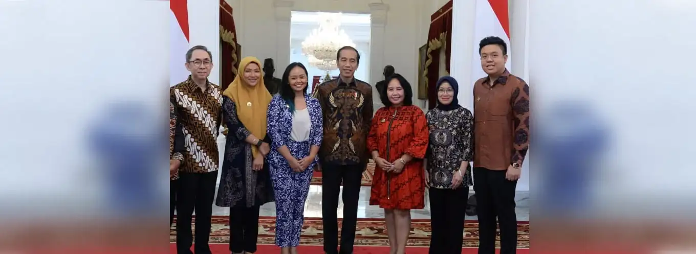 Bersama Presiden RI Joko Widodo Bahas Kemajuan UMKM Indonesia